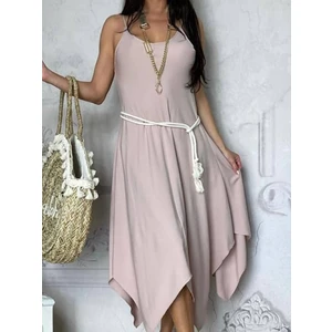 Dress beige By o la la wxp0808. R40