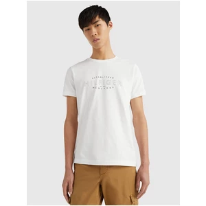 White Men's T-Shirt Tommy Hilfiger Curve - Men