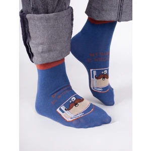 Yoclub Man's Cotton Socks Patterns Colors SKS-0086F-C100