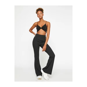 Koton High Waist Spanish Leg Pants