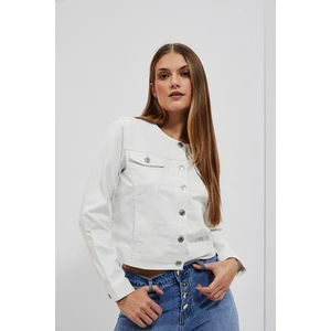 WOMEN JACKETS L-KU-4013 OFF WHITE