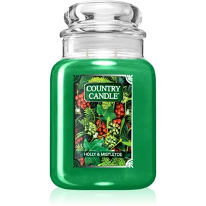 Country Candle Holly & Mistletoe vonná sviečka 680 g