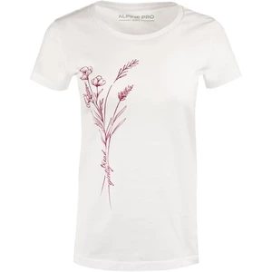 Women's T-shirt ALPINE PRO GABORA white