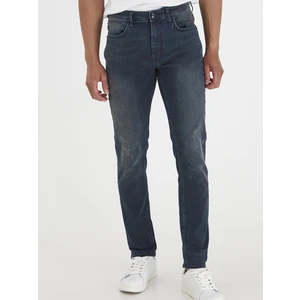 Dark Blue Slim Fit Jeans Blend - Men