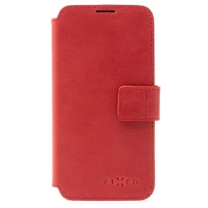 Puzdro na mobil flipové FIXED ProFit na Apple iPhone 12/12 Pro (FIXPFIT2-558-RD) červené Ručně šité pouzdro z pravé hovězí kůže FIXED ProFit představu