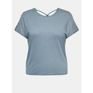 Blue-white striped T-shirt ONLY CARMAKOMA - Women