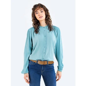 Big Star Woman's Ts_ls Shirt 140298 Brak Woven-302