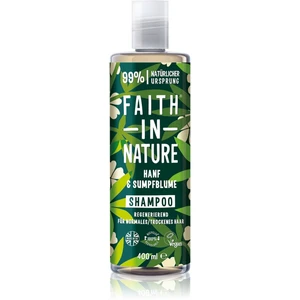 Faith In Nature Hemp & Meadowfoam obnovujúci šampón pre normálne až suché vlasy 400 ml