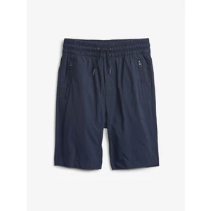 Modré klučičí dětské kraťasy pull-on hybrid shorts with quickdry. GAP