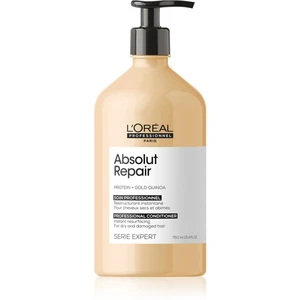 L’Oréal Professionnel Serie Expert Absolut Repair Gold Quinoa + Protein hloubkově regenerační kondicionér pro suché a poškozené vlasy 750 ml