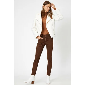 Koton Women's Brown Trousers