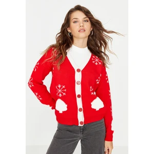 Trendyol Cardigan - Red - Regular fit