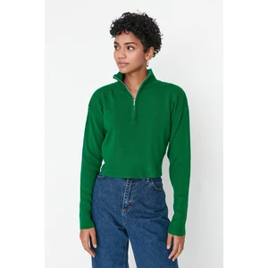 Trendyol Sweater - Green - Regular fit