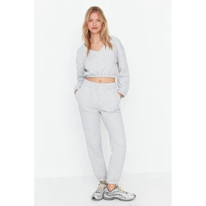 Trendyol Two-Piece Set - Gray - Regular fit