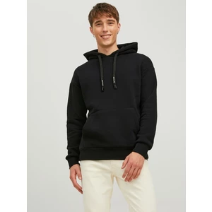 Jack & Jones Eking Black Hoodie - Mens