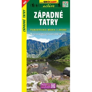 1096 Slovensko, Západné Tatry / Turistická mapa SHOCart