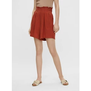 Brown Shorts with Pockets Pieces Lynwen - Women