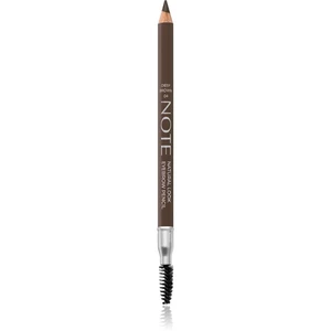 Note Cosmetique Natural Lool Eyebrow Pencil ceruzka na obočie s kefkou 04 Deep Brown 1,08 g