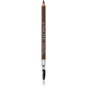 Note Cosmetique Natural Lool Eyebrow Pencil tužka na obočí s kartáčkem 04 Deep Brown 1,08 g