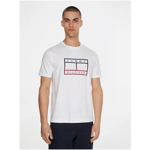 White Men's T-Shirt Tommy Hilfiger - Men's