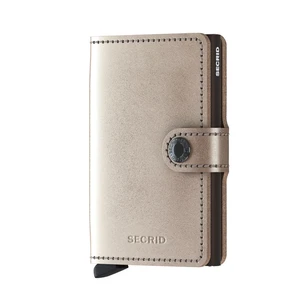 Secrid Miniwallet Metallic MMe-Champagne-Brown