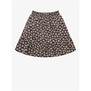 Dark Blue Girly Floral Skirt Tom Tailor - Girls