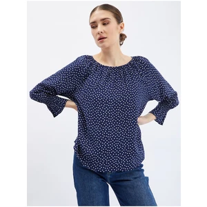 Orsay Dark blue lady polka dot blouse - Women