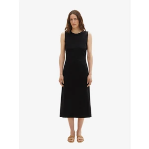 Black Ladies Midi-Dresses Tom Tailor - Women