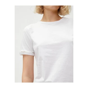 Koton 3sak50484ek Women's T-shirts White