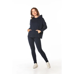 Tessita Woman's Sweatshirt T371 4 Navy Blue