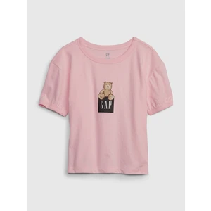 GAP Children's T-shirt with teddy bear - Girls