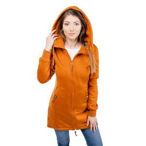 Women's Extended Sweatshirt GLANO - orange