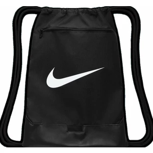 Nike Brasilia 9.5 Drawstring Bag Black/Black/White 18 L Városi hátizsák / Táska