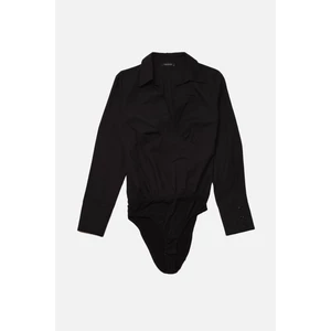 Trendyol Black Shirt Collar Body