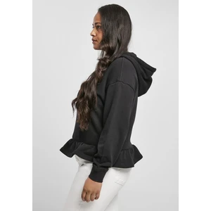 Women's Organic Volants Hoody Black