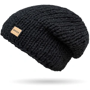 Čepice WOOX Black Beanie