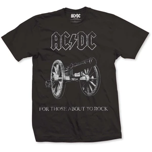 AC/DC T-shirt About To Rock Graphisme-Noir M