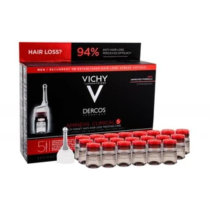 Vichy Dercos Aminexil Clinical 5 cílená péče proti vypadávání vlasů pro muže 21 x 6 ml