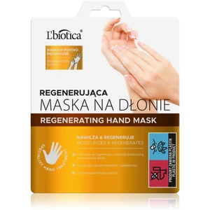 L’biotica Masks regeneračná maska na ruky vo forme rukavíc 26 g