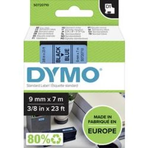 Páska do štítkovača DYMO 40916, 9 mm, 7 m, čierna, modrá