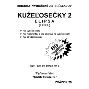 Kužeľosečky 2 Elipsa I.diel -- Zbierka vyriešených príkladov