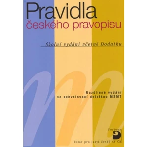 Pravidla českého pravopisu -- Školní vydání včetně Dodatku