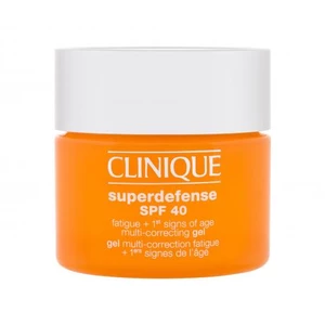 Clinique Superdefense Multi-Correcting SPF40 50 ml pleťový gel na všechny typy pleti; proti vráskám; na pigmentové skvrny; na rozjasnění pleti