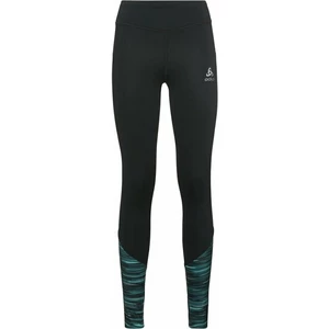 Odlo The Zeroweight Print Reflective Tights Black S