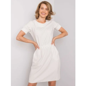 Ecru women's casual dress