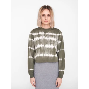 Khaki Patterned Sweatshirt Noisy May Joan - Women