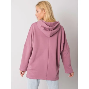 Dusty pink kangaroo hoodie