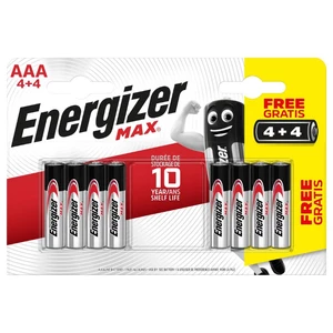 Energizer MAX - AAA/4+4 AAA Baterie