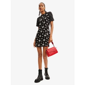 Black Women Patterned Dress Desigual Nueva York - Women