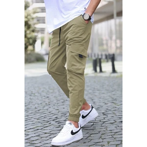 Madmext Camel Cargo Kapsáče Pánské Jogger Kalhoty 5461